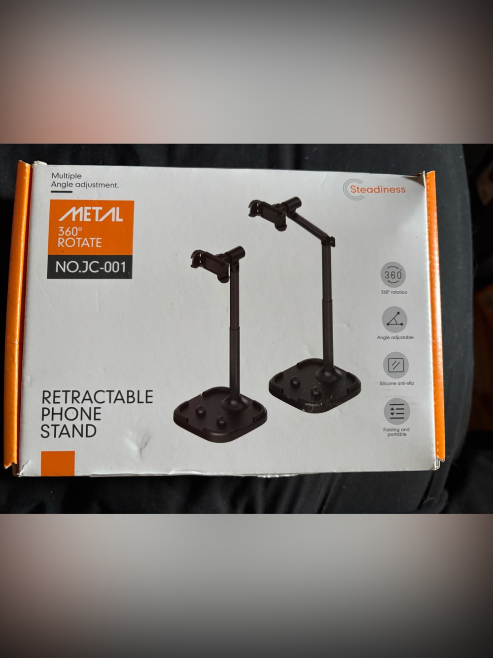 Retractable Phone Stand (item color is White)